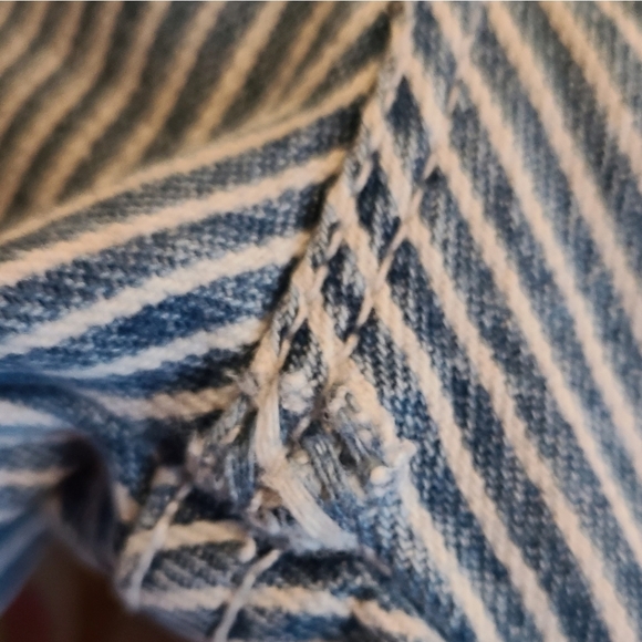 ❌️TRADED❌️ Doen Melody Hickory Stripe Jeans 25 - Picture 8 of 11
